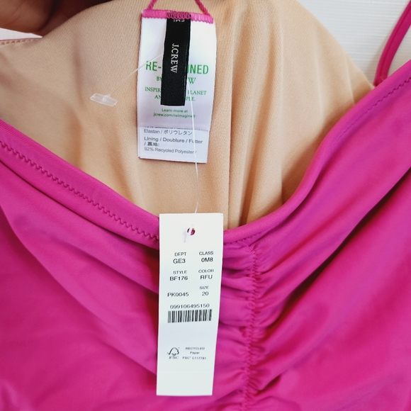 NWT J. Crew Ruched Sweetheart One-Piece Swimsuit size 20 - Picture 12 of 14